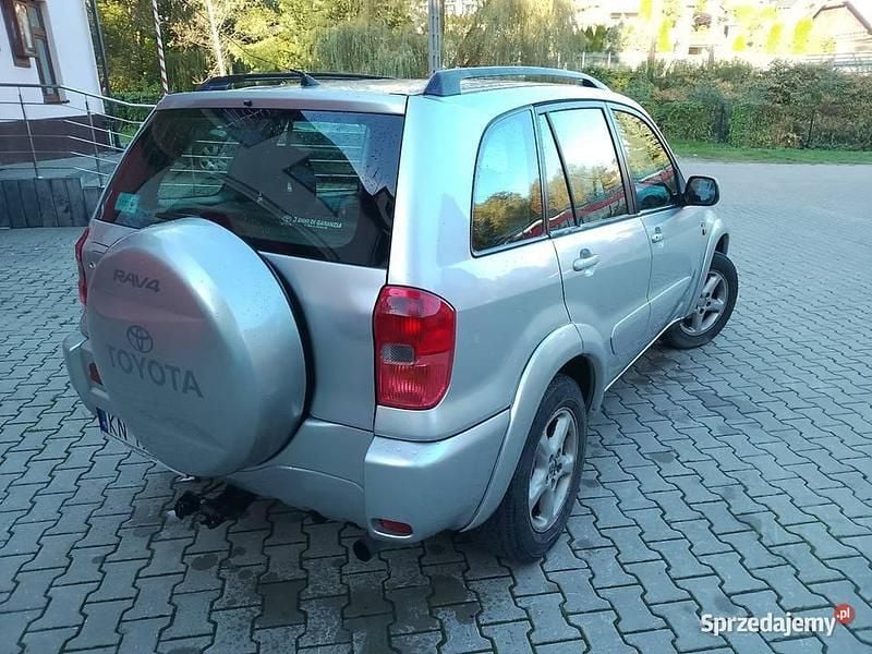 Srebrny Używany 2003 Toyota RAV4 SUV | 15 900 zł (Uczciwa cena) - Obraz 1/4