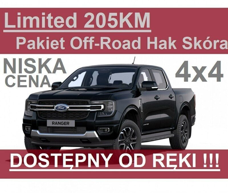 Szary (metalik) Nowe 2024 Ford Ranger Limited Pickup | 199 900 zł - Obraz 1/4