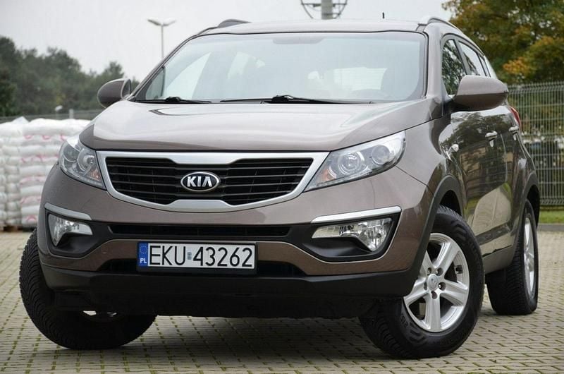 Brązowy Używany 2014 Kia Sportage 2 SUV | 38 800 zł (Dobra cena) - Obraz 1/4