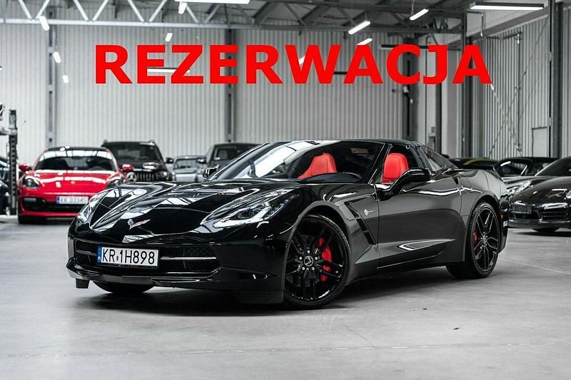 Czarny (metalik, perła) Używany 2013 Chevrolet Corvette LT Kabriolet | 249 000 zł - Obraz 1/4