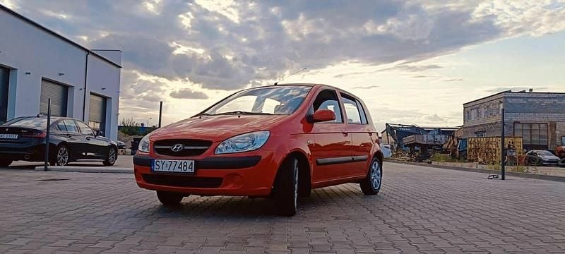Czerwony Używany 2009 Hyundai Getz Hatchback | 7500 zł - Obraz 1/4