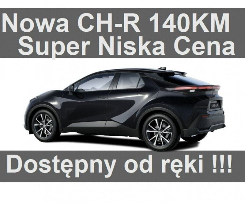 Czarny Nowe 2024 Toyota C-HR Style SUV | 141 900 zł (Uczciwa cena) - Obraz 1/4