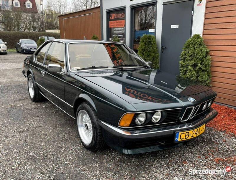 Zielony Używany 1981 BMW 635 Coupe | 119 900 zł - Obraz 1/4