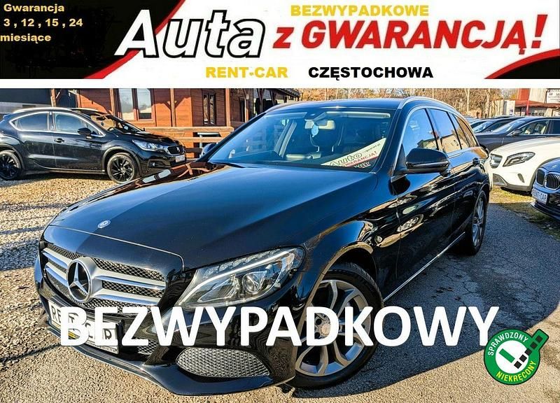 Czarny Używany 2016 Mercedes C180 Kombi | 46 900 zł (Uczciwa cena) - Obraz 1/4