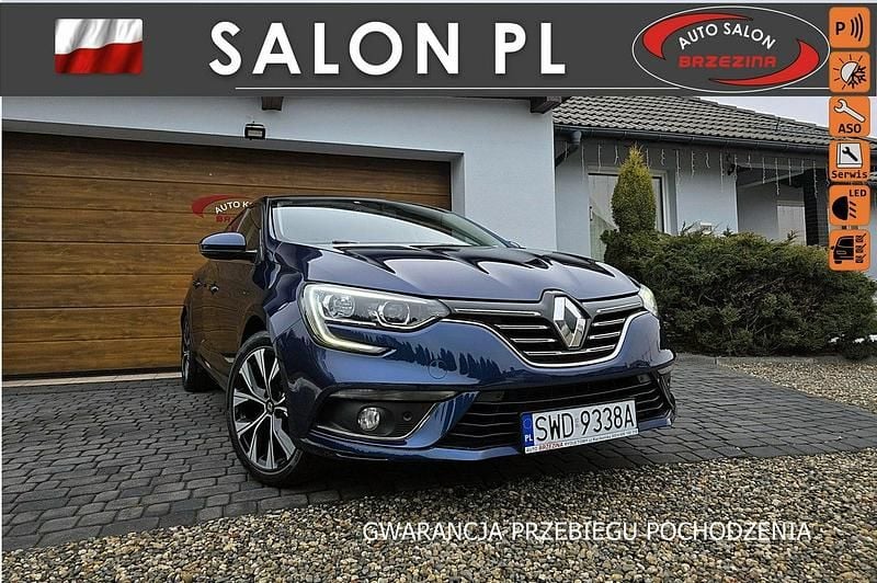 Niebieski Używany 2018 Renault Mégane IV Hatchback | 37 900 zł (Super Cena) - Obraz 1/4