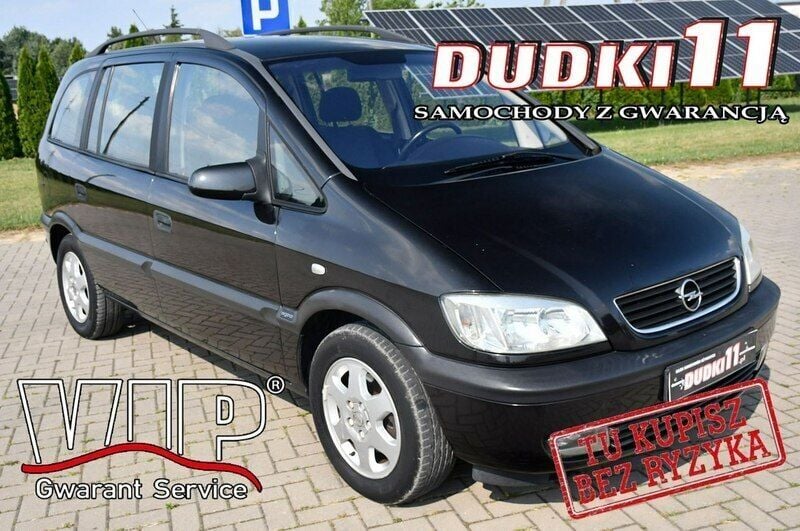 Czarny Używany 2001 Opel Zafira Minivan | 4900 zł - Obraz 1/4