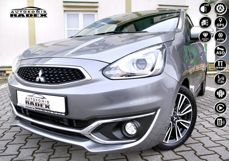 Szary Używany 2017 Mitsubishi Space Star Hatchback | 35 499 zł (Dobra cena) - Obraz 1/4