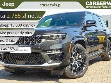 Niebieski ciemny (metalik, perła) Używany 2024 Jeep Grand Cherokee Summit SUV | 355 990 zł - Obraz 1/4