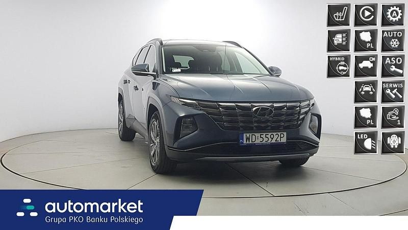 Szary Używany 2021 Hyundai Tucson SUV | 117 850 zł - Obraz 1/4