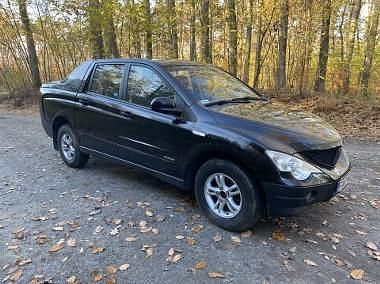 Czarny Używany 2007 Ssangyong (KGM) Actyon Pickup | 13 900 zł - Obraz 1/4