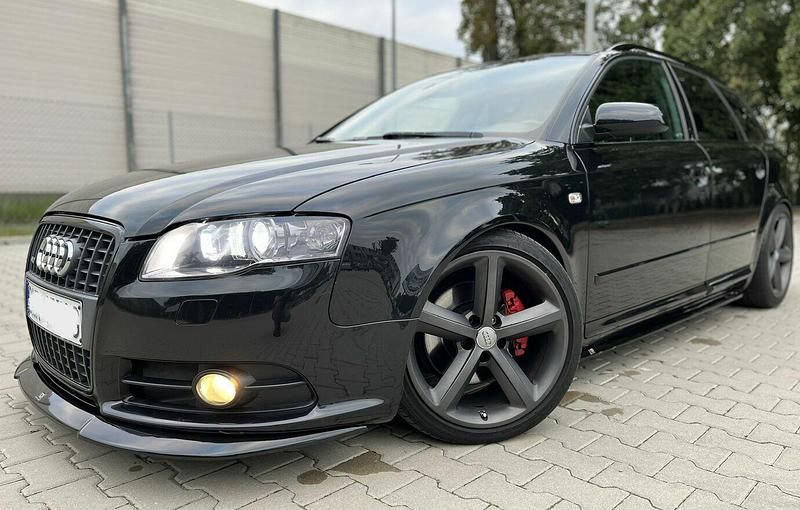 Czarny Używany 2007 Audi A4 S-Line Kombi | 29 500 zł - Obraz 1/4