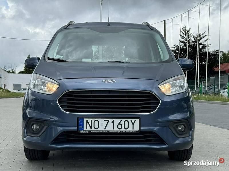 Niebieski Używany 2022 Ford Tourneo Courier Minivan | 54 900 zł (Drogi) - Obraz 1/4