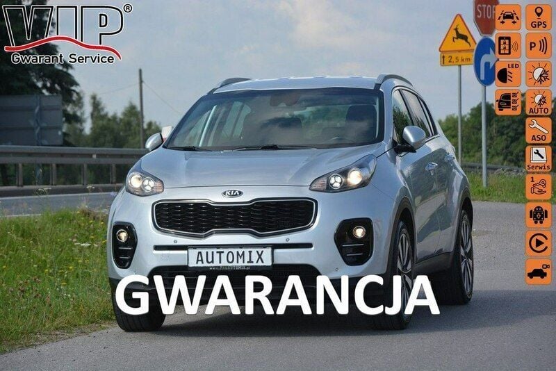 Srebrny Używany 2018 Kia Sportage SUV | 63 300 zł (Uczciwa cena) - Obraz 1/4