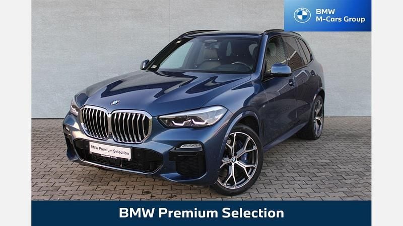 Phytonic blue metallic metalizowany Używany 2020 BMW X5 Shadowline SUV | 249 900 zł (Uczciwa cena) - Obraz 1/3