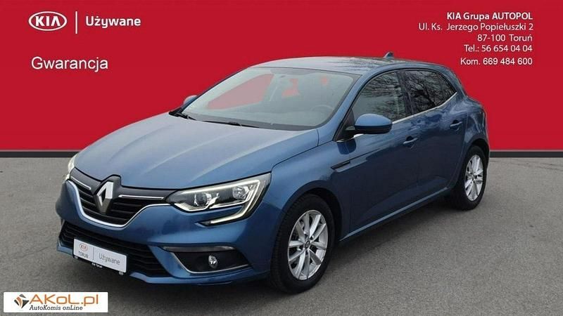 Niebieski (metalik) Używany 2016 Renault Mégane III Sedan/Limuzyna | 41 900 zł (Drogi) - Obraz 1/1