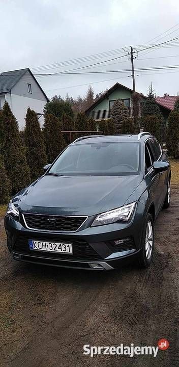 Szary Używany 2020 Seat Ateca SUV | 78 900 zł (Uczciwa cena) - Obraz 1/4