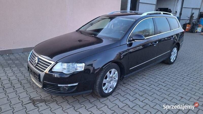 Czarny Używany 2007 VW Passat Kombi | 14 900 zł (Uczciwa cena) - Obraz 1/4
