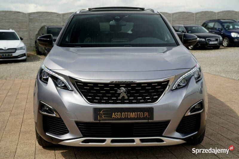 Szary Używany 2021 Peugeot 5008 GT Minivan | 98 700 zł (Uczciwa cena) - Obraz 1/4