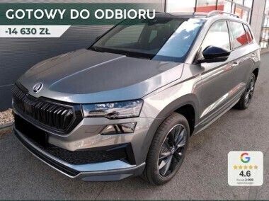 Szary Nowe 2024 Skoda Karoq SportLine SUV | 150 870 zł (Dobra cena) - Obraz 1/4