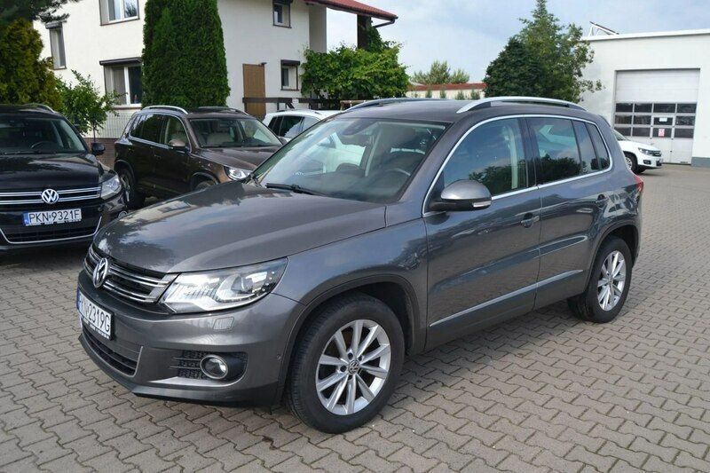 Szary Używany 2014 VW Tiguan SUV | 58 900 zł (Dość drogi) - Obraz 1/4