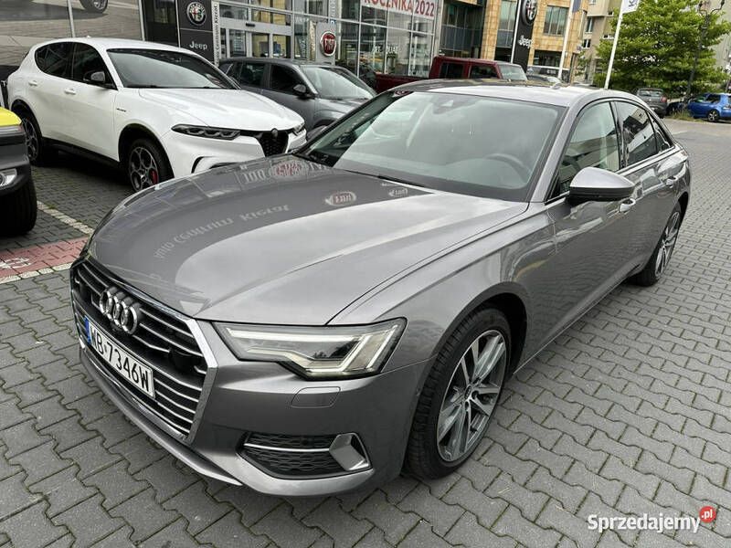 Szary (metalik) Używany 2021 Audi A6 Sedan/Limuzyna | 145 900 zł (Dość drogi) - Obraz 1/4