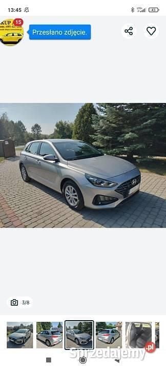 Srebrny Używany 2023 Hyundai i30 Hatchback | 49 900 zł (Super Cena) - Obraz 1/4