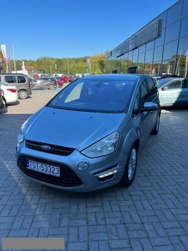 Srebrny (metalik) Używany 2014 Ford S-MAX S Minivan | 35 900 zł (Dobra cena) - Obraz 1/4