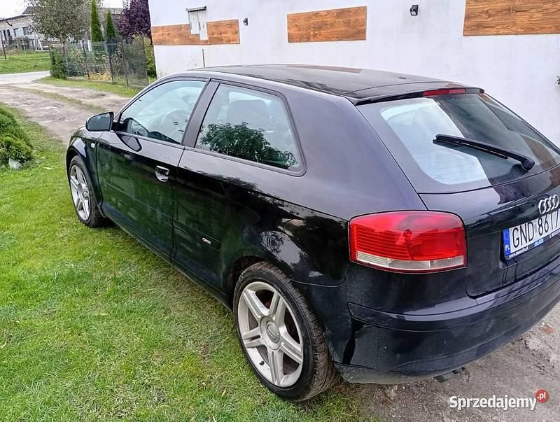 Używany Audi A3 S-Line 140 KM (102 kW) 2004 Czarny Hatchback