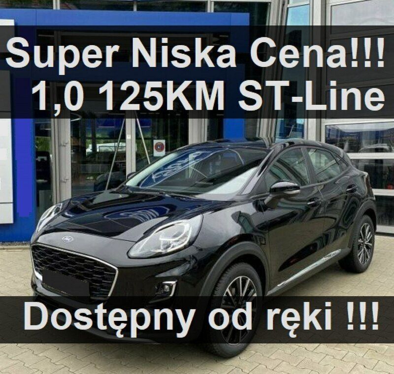 Czarny Używany 2023 Ford Puma ST SUV | 95 000 zł - Obraz 1/4