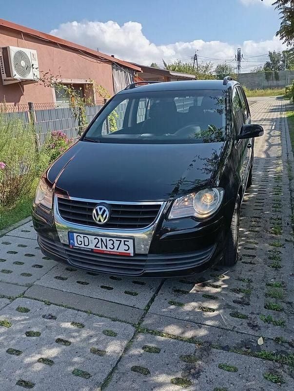 Czarny Używany 2007 VW Touran Minivan | 15 500 zł (Drogi) - Obraz 1/4