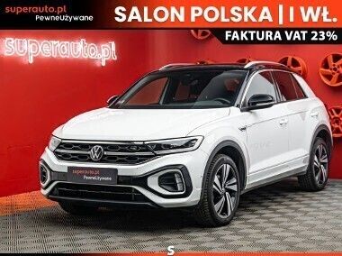 Biały Używany 2022 VW T-Roc R-line SUV | 107 900 zł (Dość drogi) - Obraz 1/4