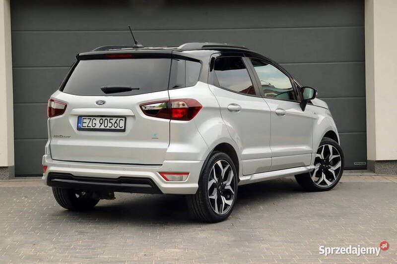 Srebrny Używany 2019 Ford Ecosport ST-Line SUV | 64 900 zł (Uczciwa cena) - Obraz 1/4