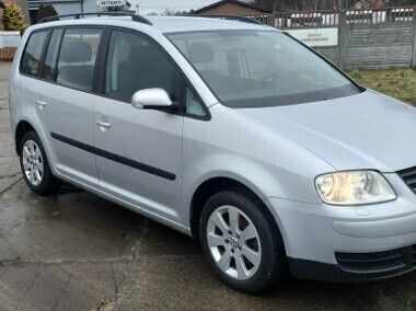 Srebrny Używany 2004 VW Touran Minivan | 13 999 zł - Obraz 1/4