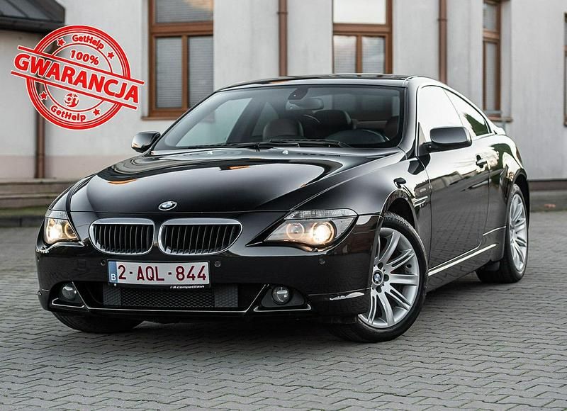 Czarny Używany 2006 BMW 630 Coupe | 44 700 zł - Obraz 1/4