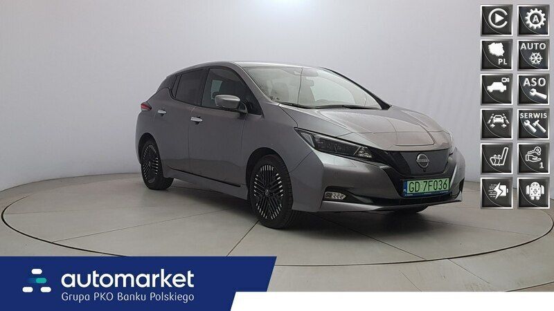 Szary Używany 2022 Nissan Leaf N-Connecta Hatchback | 84 850 zł (Uczciwa cena) - Obraz 1/4