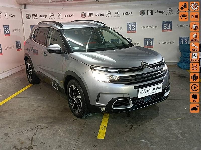 Szary (metalik) Używany 2019 Citroën C5 Aircross SUV | 74 800 zł (Dobra cena) - Obraz 1/4