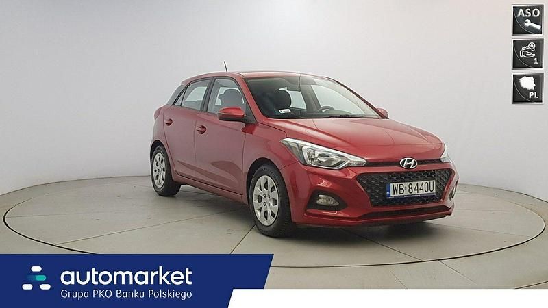 Czerwony Używany 2020 Hyundai i20 Hatchback | 44 850 zł (Uczciwa cena) - Obraz 1/4