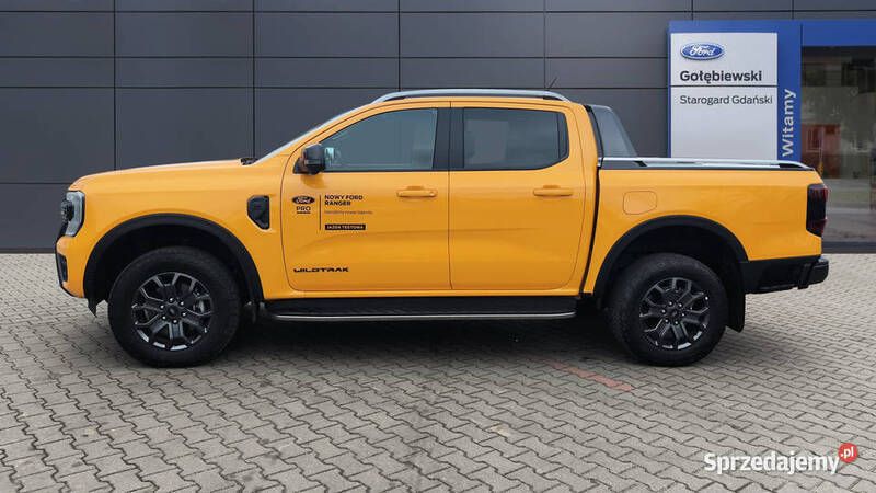 Używany Ford Ranger Wildtrack 240 KM (176 kW) 2024 Żółty Pickup