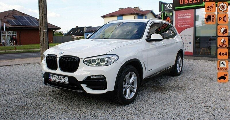 Biały Używany 2018 BMW X3 SUV | 98 000 zł (Super Cena) - Obraz 1/4