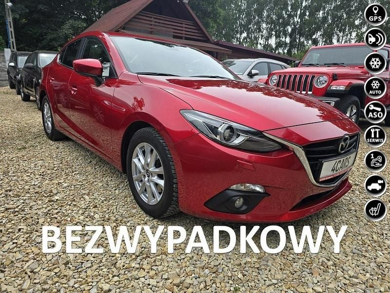 Bordowy (metalik) Używany 2014 Mazda 3 Sedan/Limuzyna | 45 000 zł (Uczciwa cena) - Obraz 1/4