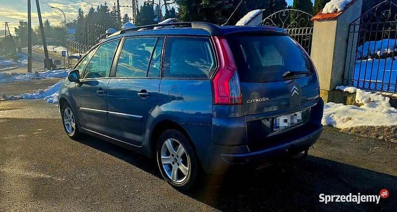 Niebieski Używany 2010 Citroën Grand C4 Picasso Minivan | 9500 zł (Dość drogi) - Obraz 1/4