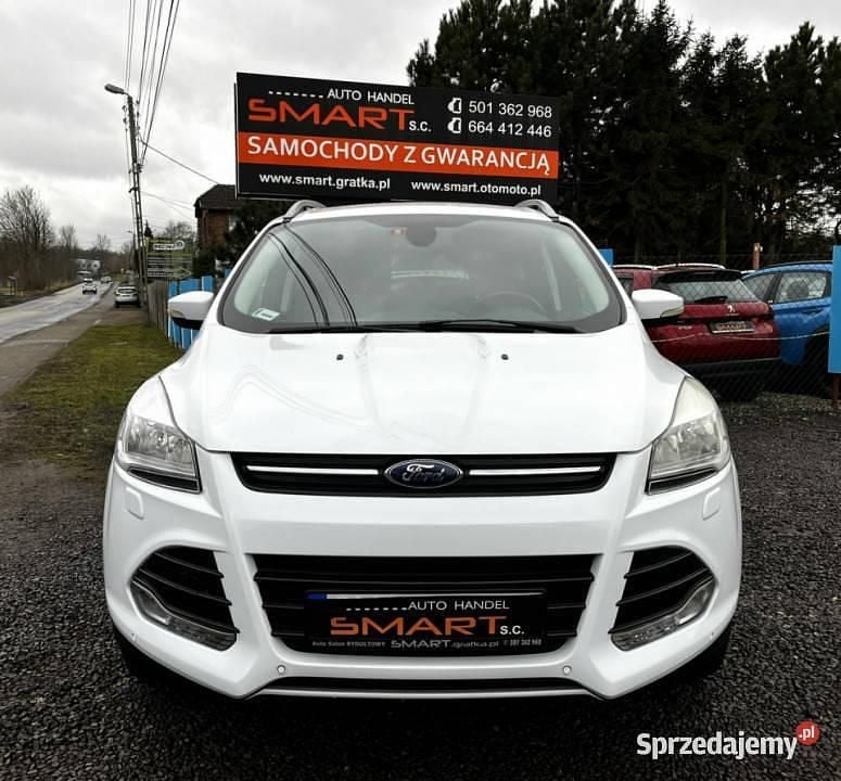 Biały Używany 2014 Ford Kuga SUV | 47 900 zł (Uczciwa cena) - Obraz 1/4