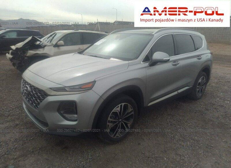 Szary Używany 2020 Hyundai Santa Fe SUV | 89 000 zł - Obraz 1/4