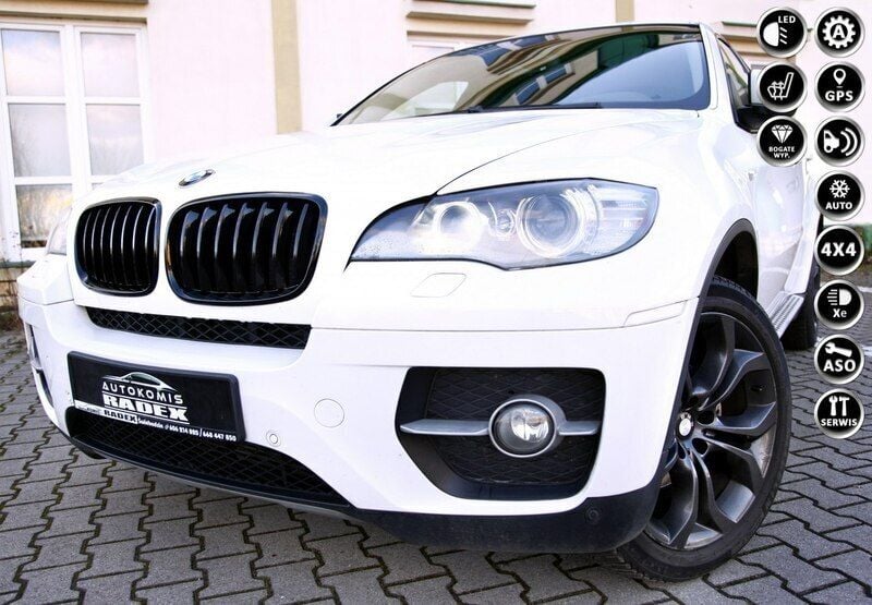 Biały Używany 2010 BMW X6 SUV | 52 999 zł (Dobra cena) - Obraz 1/4