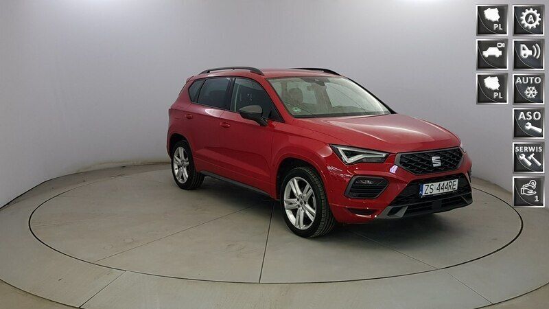 Czerwony Używany 2022 Seat Ateca FR SUV | 119 900 zł (Uczciwa cena) - Obraz 1/4