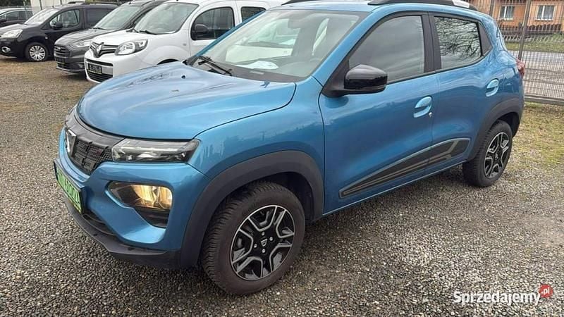 Niebieski (metalik) Używany 2022 Dacia Spring Hatchback | 39 500 zł - Obraz 1/4