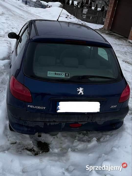 Używany Peugeot 206 2002 Granatowy Hatchback