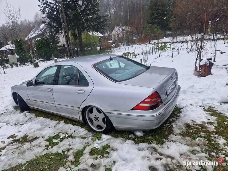 Srebrny Używany 2001 Mercedes 320 Sedan/Limuzyna | 9500 zł - Obraz 1/2
