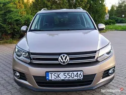 Beżowy Używany 2014 VW Tiguan SUV | 63 900 zł (Dość drogi)