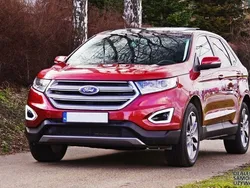 Bordowy Używany 2018 Ford Edge Titanium SUV | 92 250 zł (Drogi)